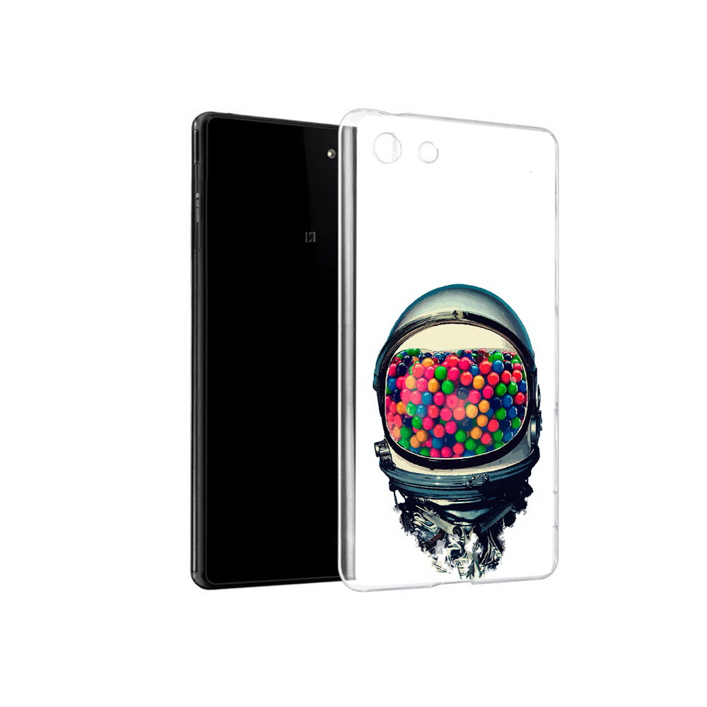 

Чехол MyPads Tocco для Sony Xperia M5 шлем космонавта (PT16167.241.700), Прозрачный, Tocco