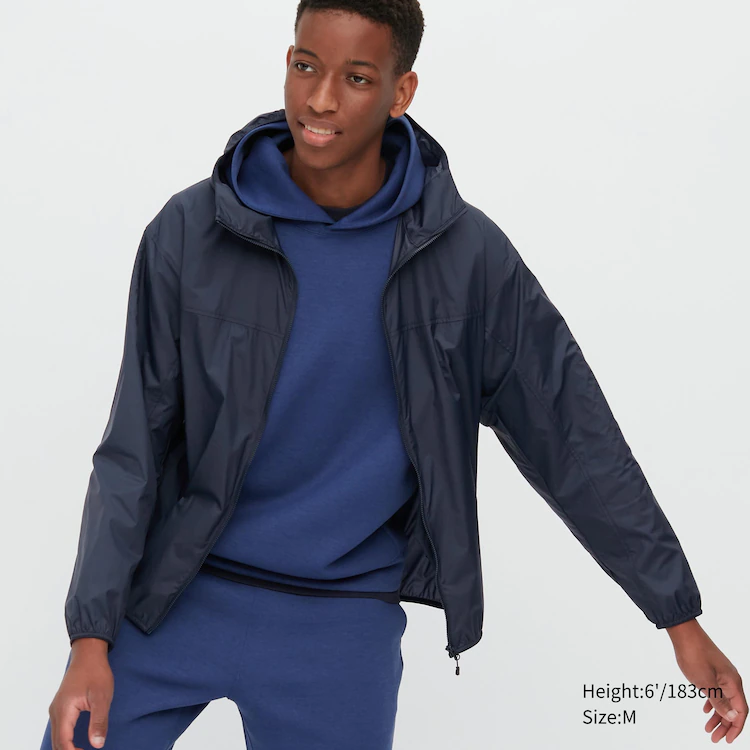 

Ветровка мужская UNIQLO 444550COL69 синяя L, Синий, 444550COL69