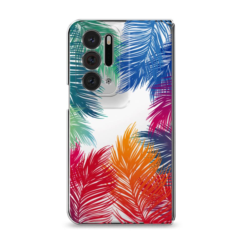 

Чехол Awog на Oppo Find N "Рамка из перьев", Разноцветный, 259650-4