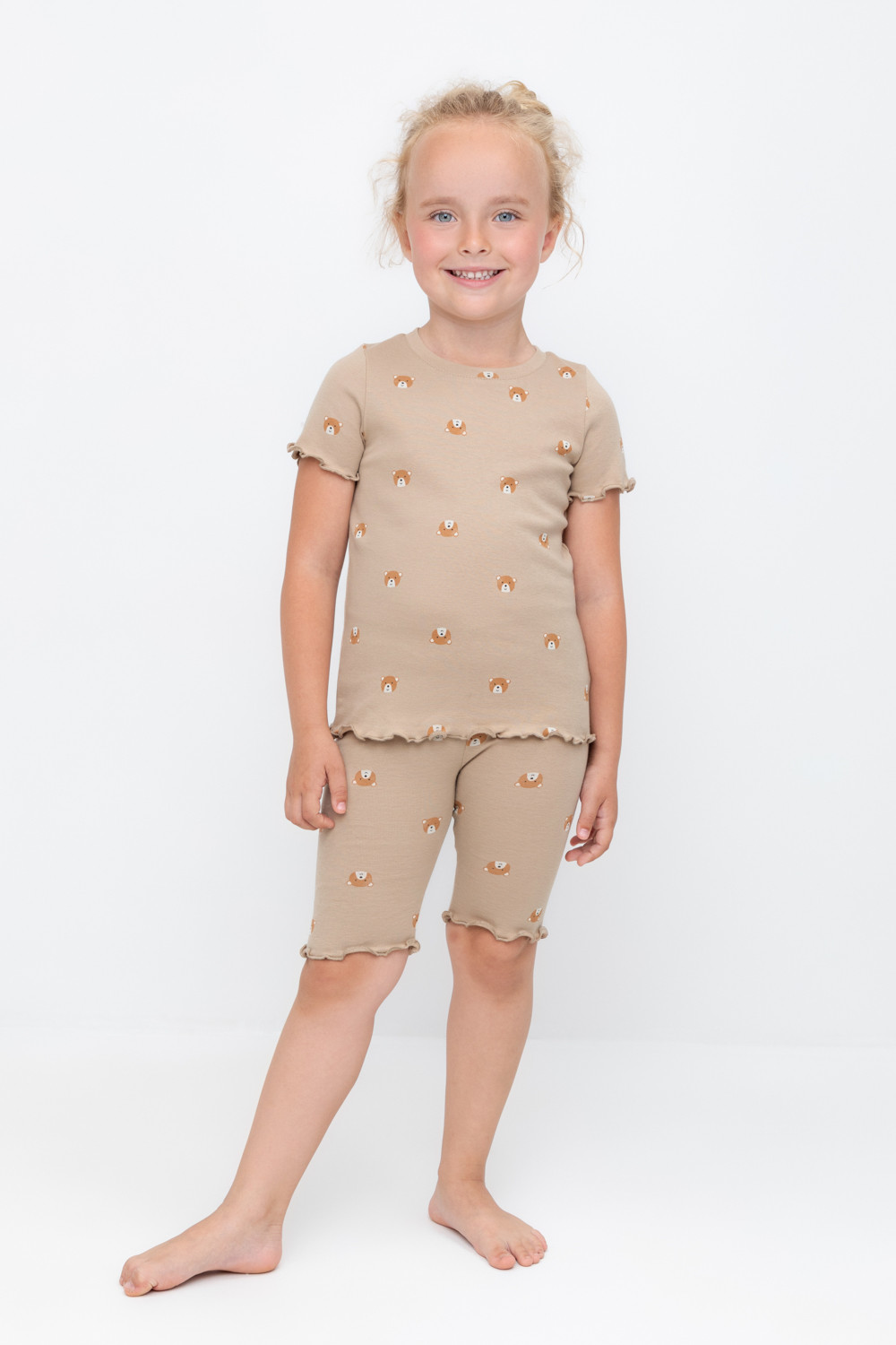 

Пижама детская CROCKID М 3488-1, бежевый, 92, 1 шт., М 3488-1, МК 4036