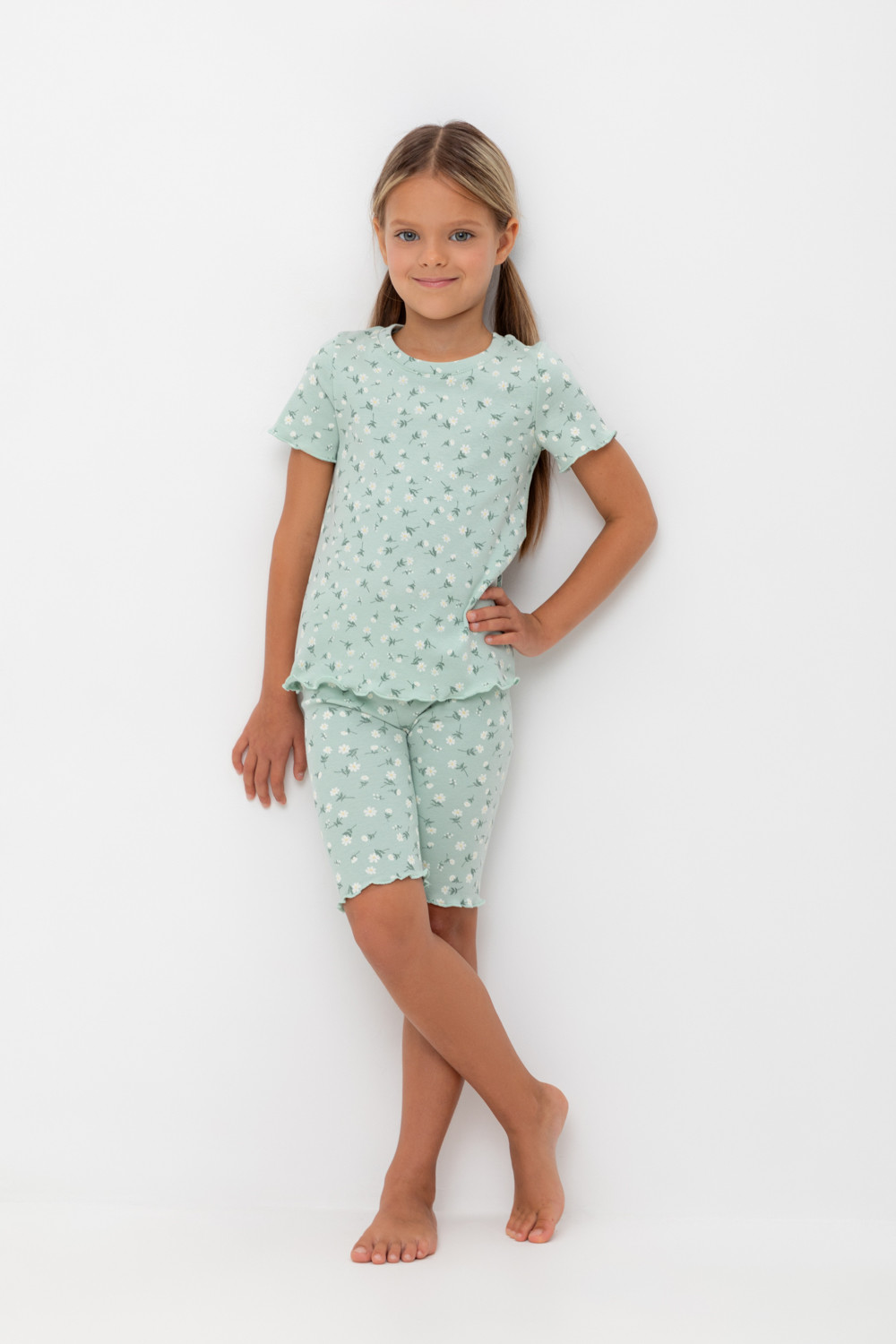 

Пижама детская CROCKID М 3488-1, голубой, 128, 1 шт., М 3488-1, МК 4036