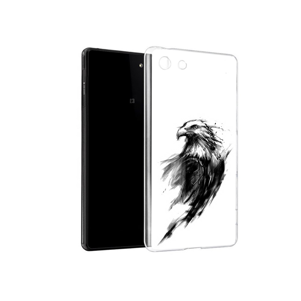 

Чехол MyPads Tocco для Sony Xperia M5 чб птица (PT16167.241.670), Прозрачный, Tocco