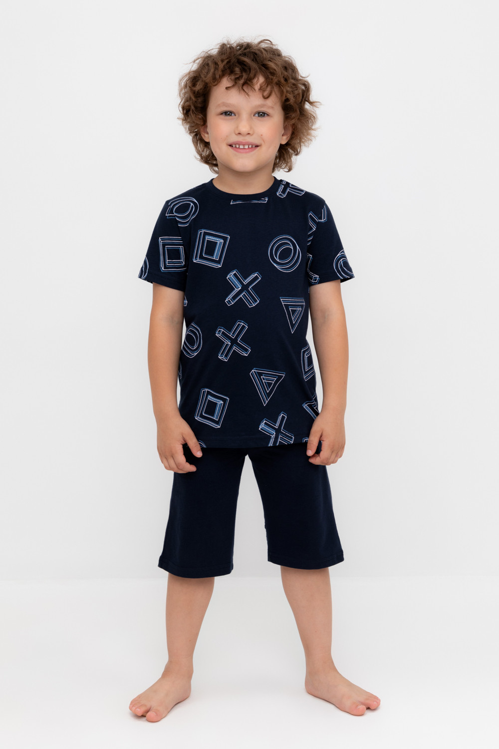 

Пижама детская CROCKID TR 588, темно-синий, 134, 1 шт, TR 588, TR 341-5