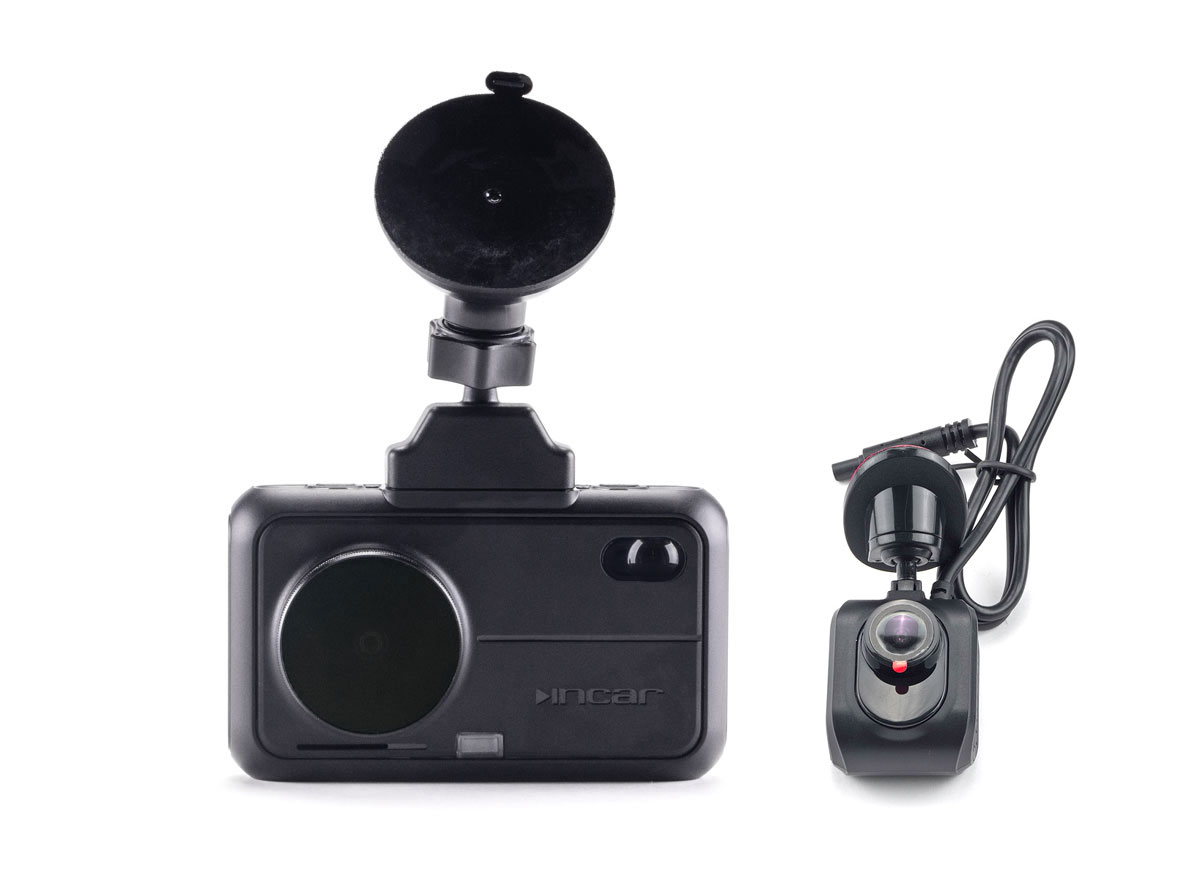 Видеорегистратор Incar (Intro) SDR-180C Manhattan GPS, 4K, 3840х2160, Sony 335