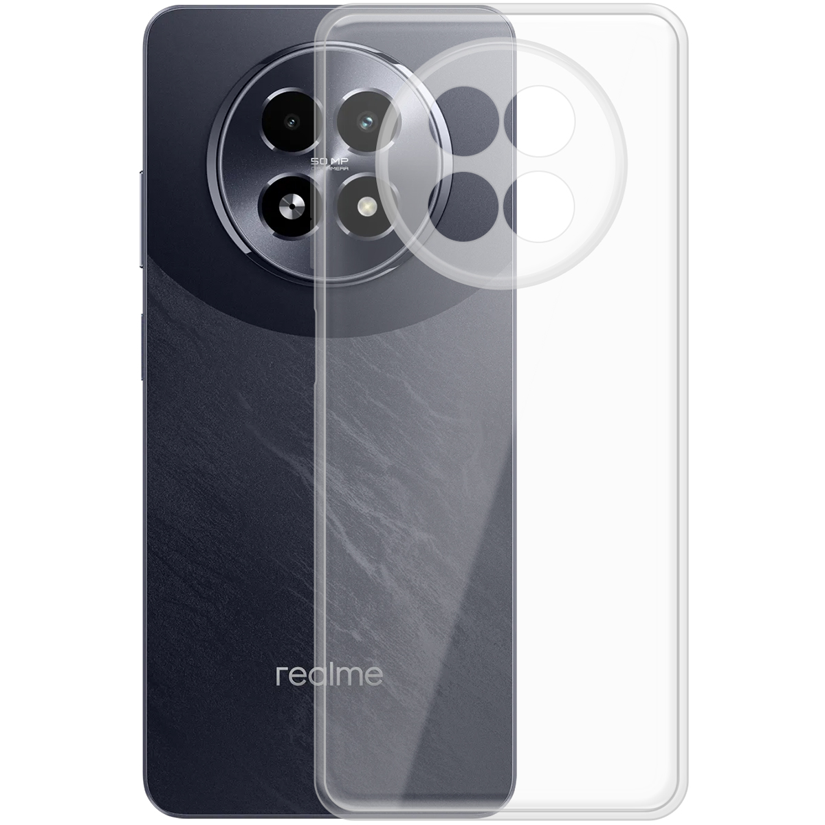 

Чехол-накладка Krutoff Clear Case для Realme 13+ 5G, Прозрачный