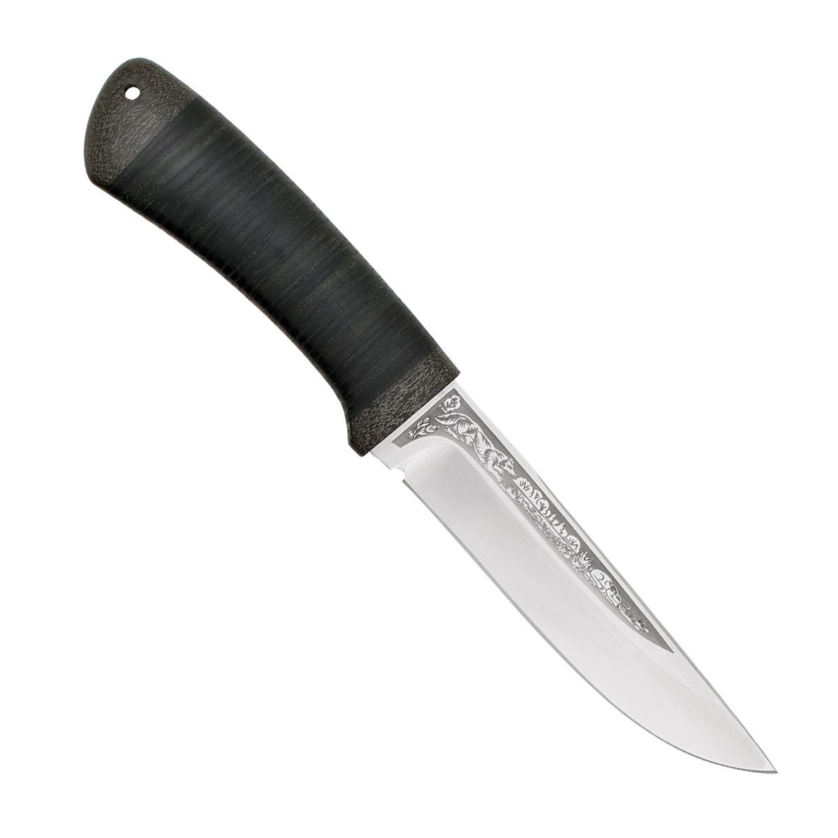 Нож с фиксированным клинком АиР Лиса (95х18, кожа)