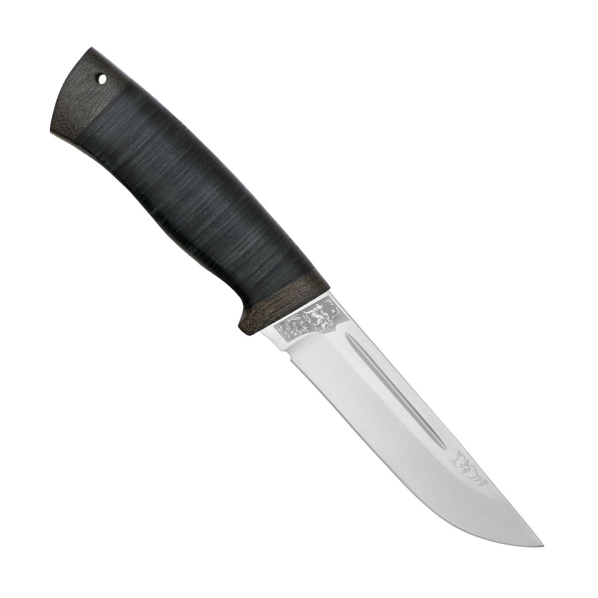 Нож с фиксированным клинком АиР Бекас (100Х13М, кожа)
