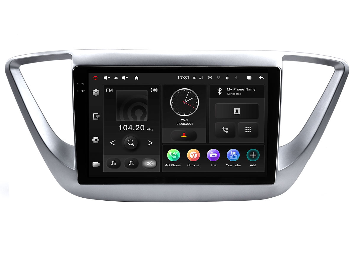 Incar Автомагнитола Hyundai Solaris 16+ (MAXIMUM Incar TMX2-2402-3) Android 10/2000x1200,