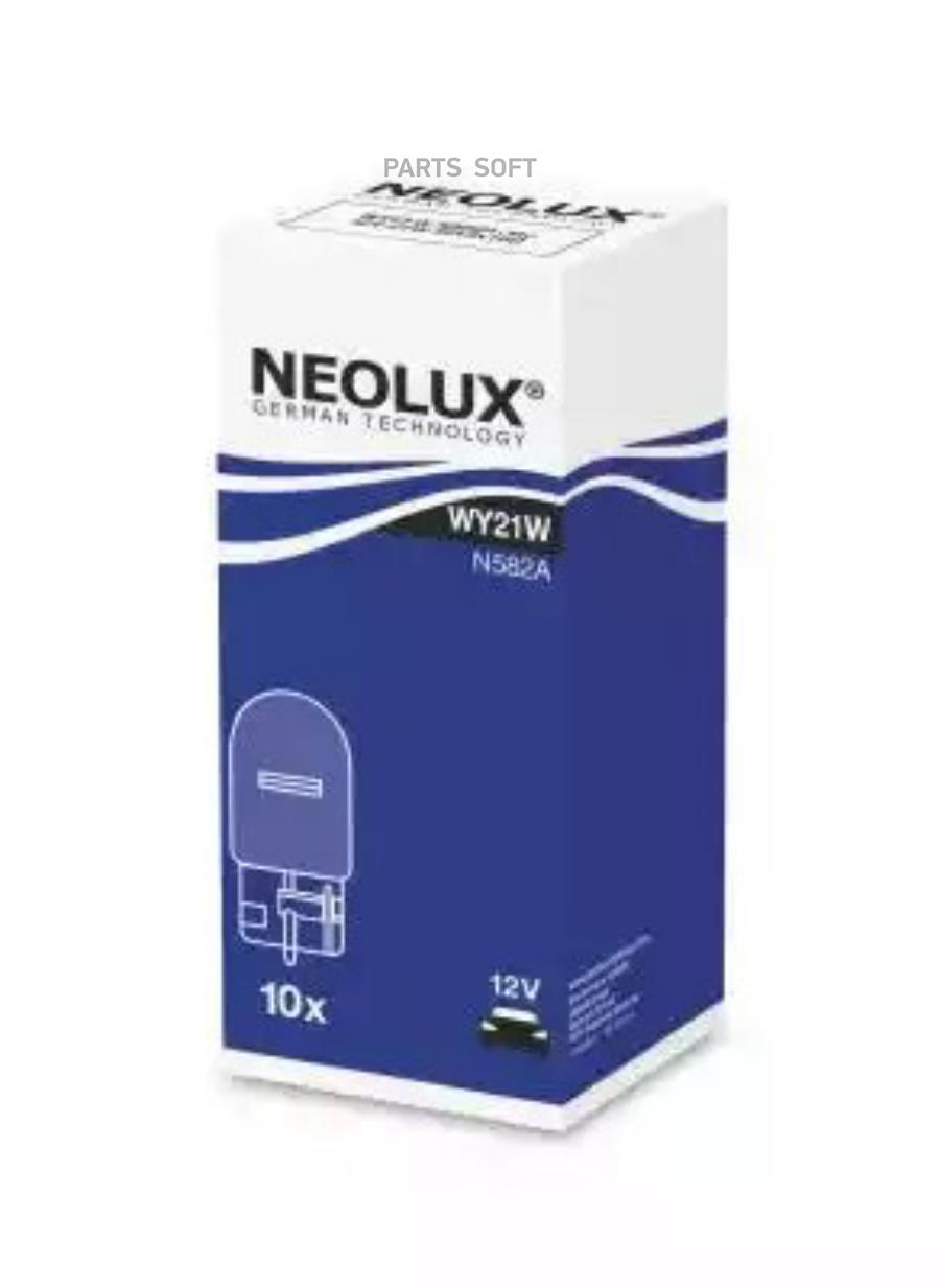 Лампа 12v Wy21w 21w W3x16d Neolux Standart 1 Шт. Картон N582a Neolux арт. N582A