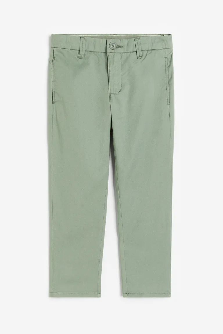 

Брюки детские H&M 118955700, хаки, 128, 118955700