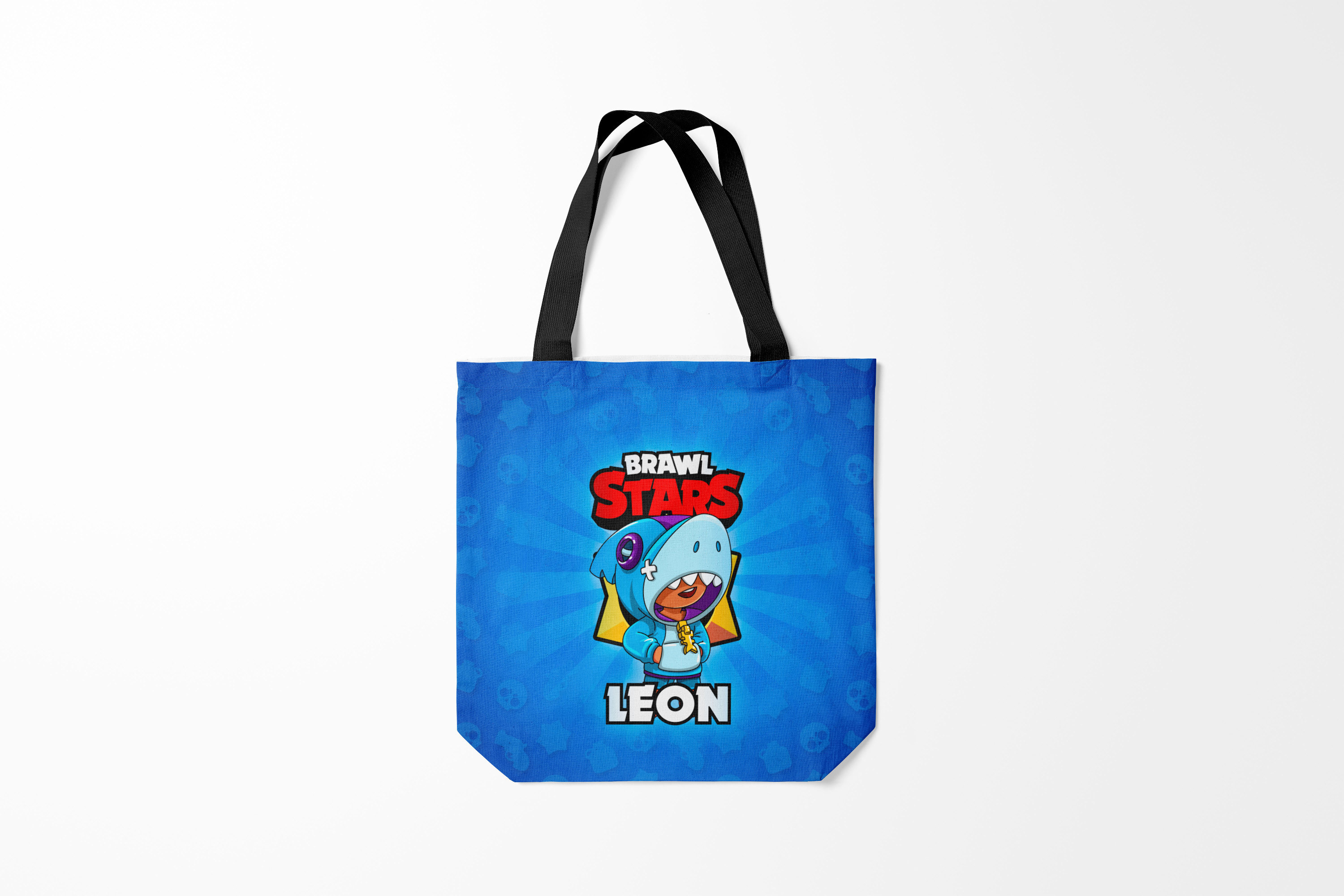 

Сумка шoппер унисекс Burnettie Brawl Stars LEON, желтый, Brawl Stars LEON