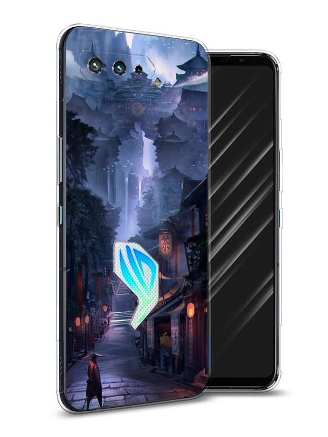 

Чехол Awog на Asus ROG Phone 5 "Одинокий самурай", Синий;черный;коричневый, 44250-10