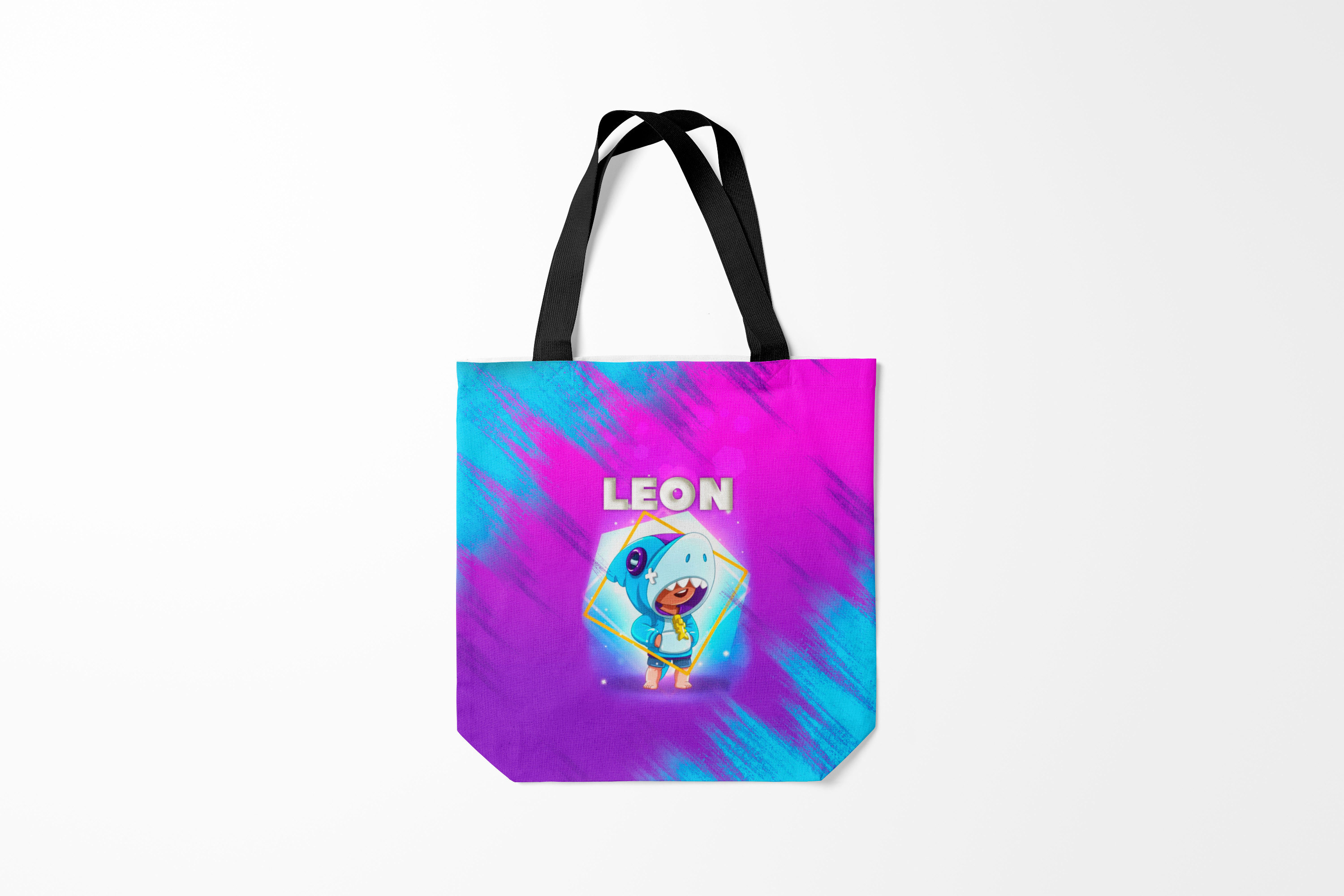 

Сумка шoппер унисекс Burnettie Brawl Stars LEON, черный; зеленый, Brawl Stars LEON