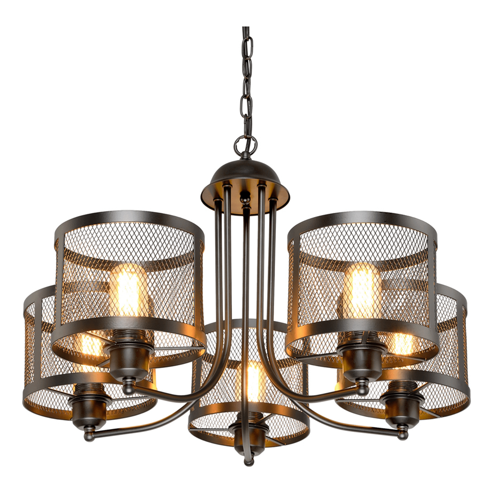 

Светильник потолочный Karo Lighting YG17098-5P ковка E27 черный
