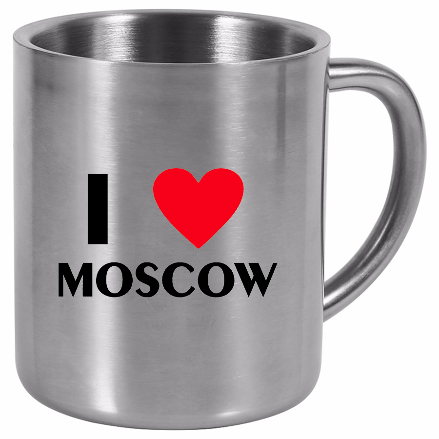 фото Металлическая кружка drabs i love moscow