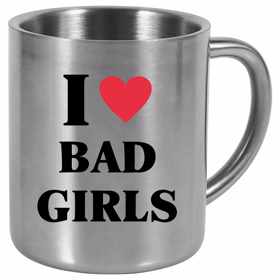 фото Металлическая кружка drabs i love bad girls