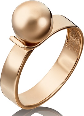 Кольцо из красного золота р. 17 PLATINA jewelry 01-5350-00-000-1110-42