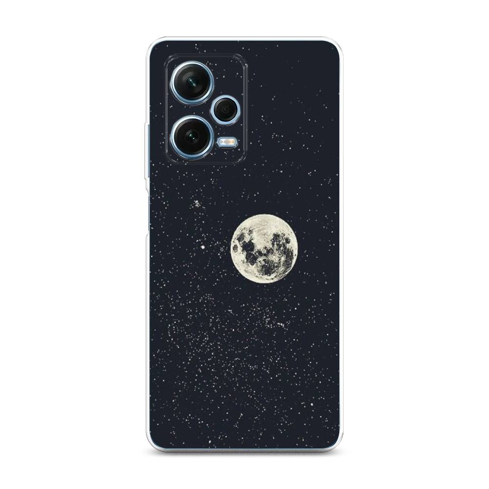 

Чехол на Xiaomi Redmi Note 12 Pro Plus "Полнолуние", Красный, 317150-1