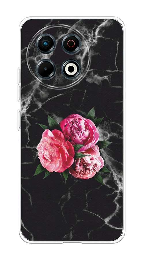 

Чехол на Tecno Spark 30 Pro "Букет на черном мраморе", Черный;серый;розовый;зеленый;белый, 309850-1