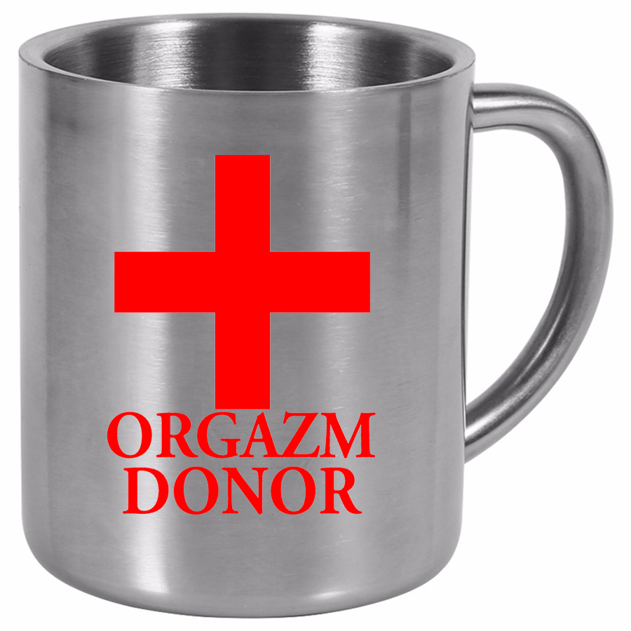 фото Металлическая кружка drabs orgazm donor