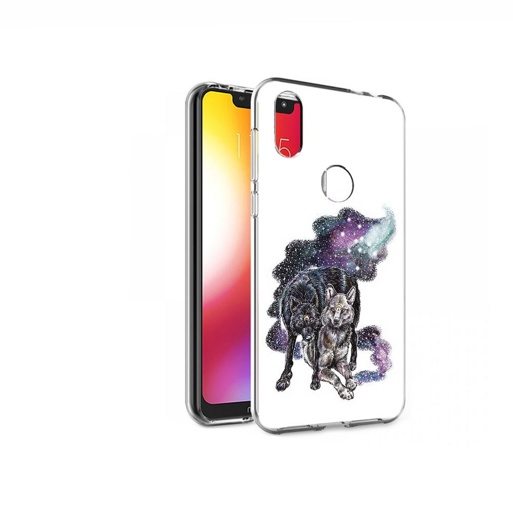 

Чехол MyPads Tocco для Motorola One звездные волки (PT126881.369.352), Прозрачный, Tocco