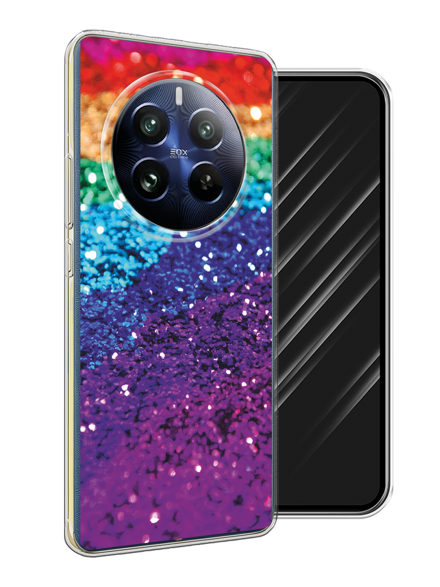

Чехол Awog на Realme 12 Pro "Блестящая радуга рисунок", Разноцветный, 2516150-1