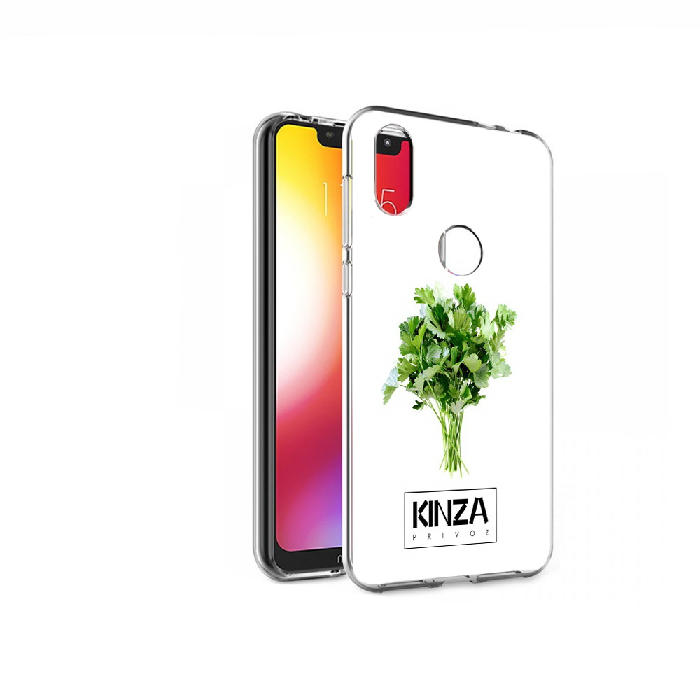 

Чехол MyPads Tocco для Motorola One Бренд Кинза (PT126881.369.35), Прозрачный, Tocco