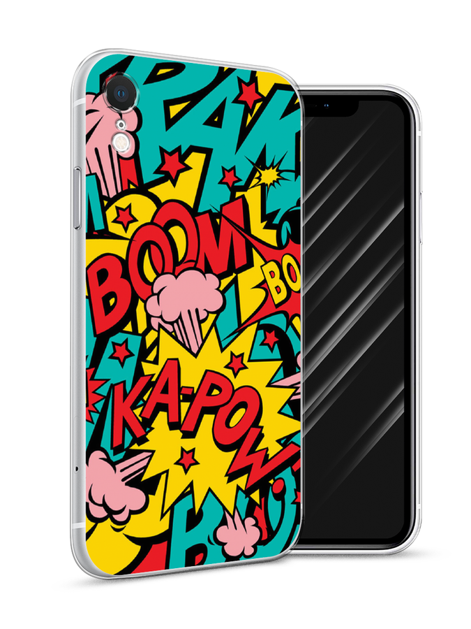 

Чехол Awog на Apple iPhone XR (10R) / Айфон XR (10R) "Постер pop art", Разноцветный, 12050-9