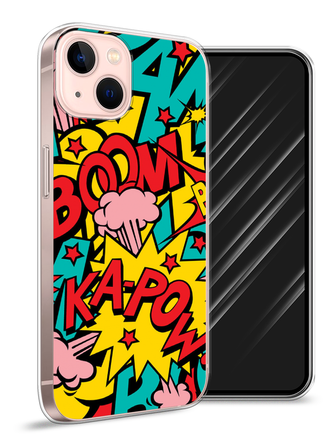 

Чехол Awog на Apple iPhone 13 / Айфон 13 "Постер pop art", Разноцветный, 14250-9