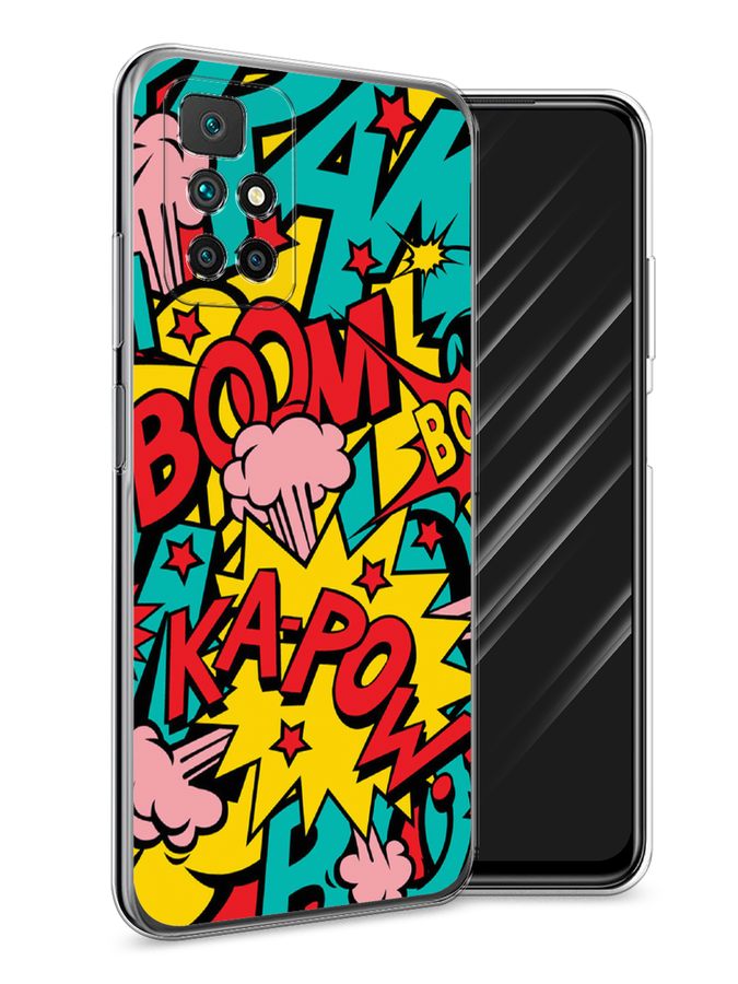 

Чехол Awog на Xiaomi Redmi 10 "Постер pop art", Разноцветный, 311350-9