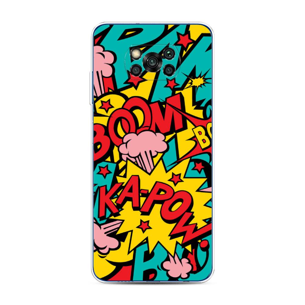 фото Чехол awog "постер pop art" для xiaomi poco x3 nfc