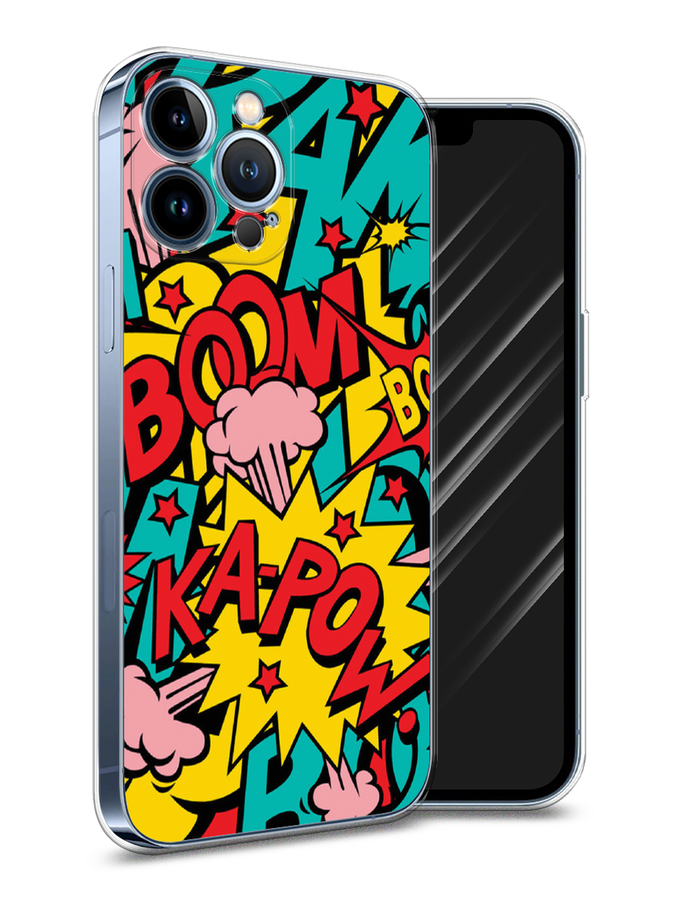 

Чехол Awog на Apple iPhone 13 Pro Max / Айфон 13 Pro Max "Постер pop art", Разноцветный, 14450-9