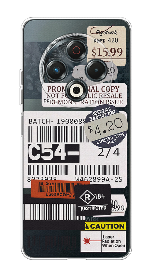 

Чехол на Tecno Spark 30 "Flight to Paris", Серый;бежевый, 309150-1