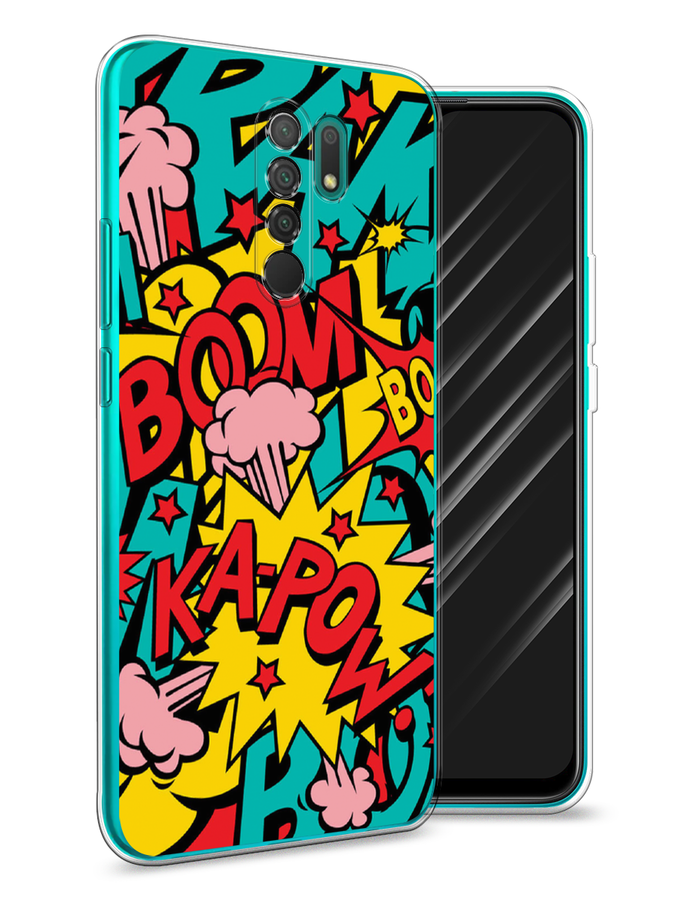 

Чехол Awog на Xiaomi Redmi 9 "Постер pop art", Разноцветный, 38350-9