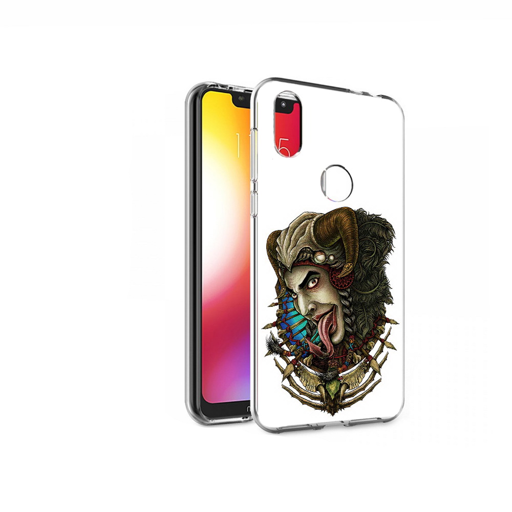 

Чехол MyPads Tocco для Motorola One длинный язык (PT126881.369.330), Прозрачный, Tocco