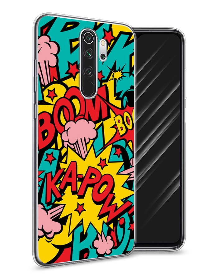 

Чехол Awog на Xiaomi Redmi Note 8 Pro "Постер pop art", Разноцветный, 36650-9