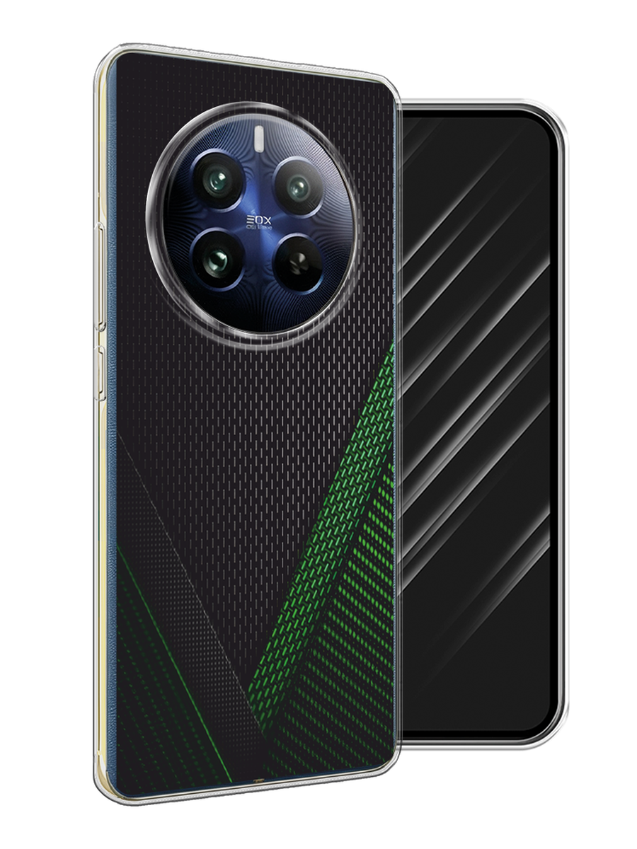 

Чехол Awog на Realme 12 Pro "Зеленый карбон", Черный;зеленый, 2516150-1
