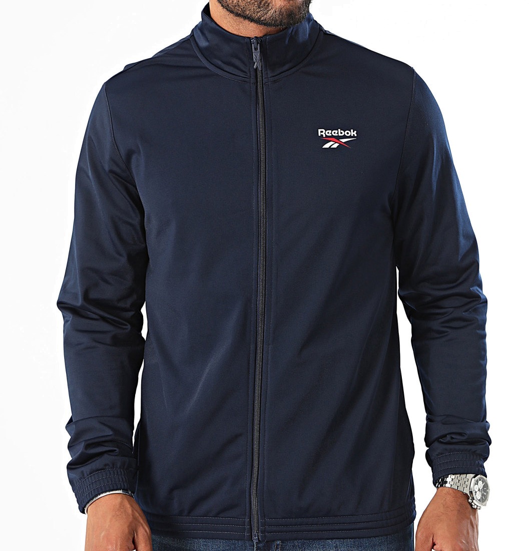 Олимпийка мужская Reebok RI SMALL LOGO KNIT TRACKTOP синяя S