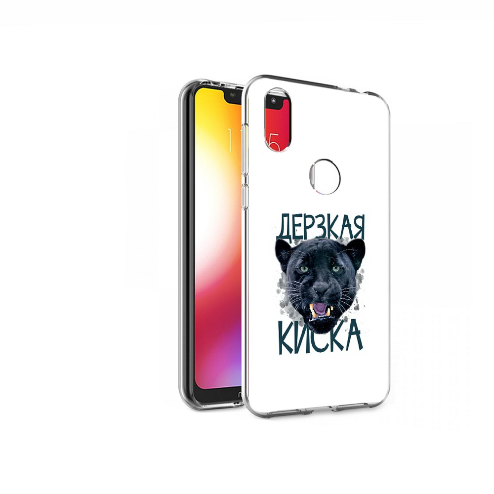 

Чехол MyPads Tocco для Motorola One дерзкая киска (PT126881.369.319), Прозрачный, Tocco