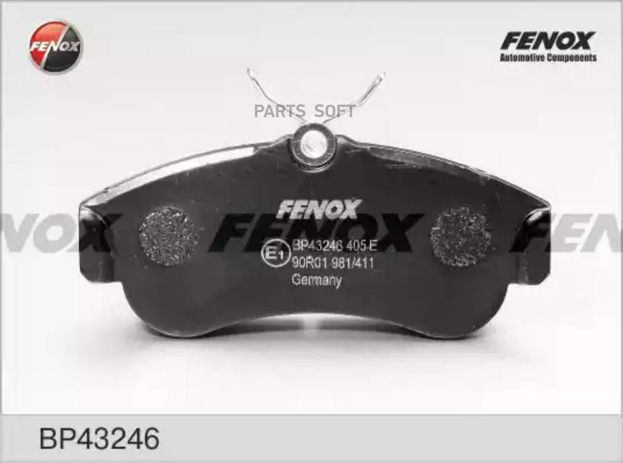 

Тормозные Колодки Fenox Дисковые Bp43246