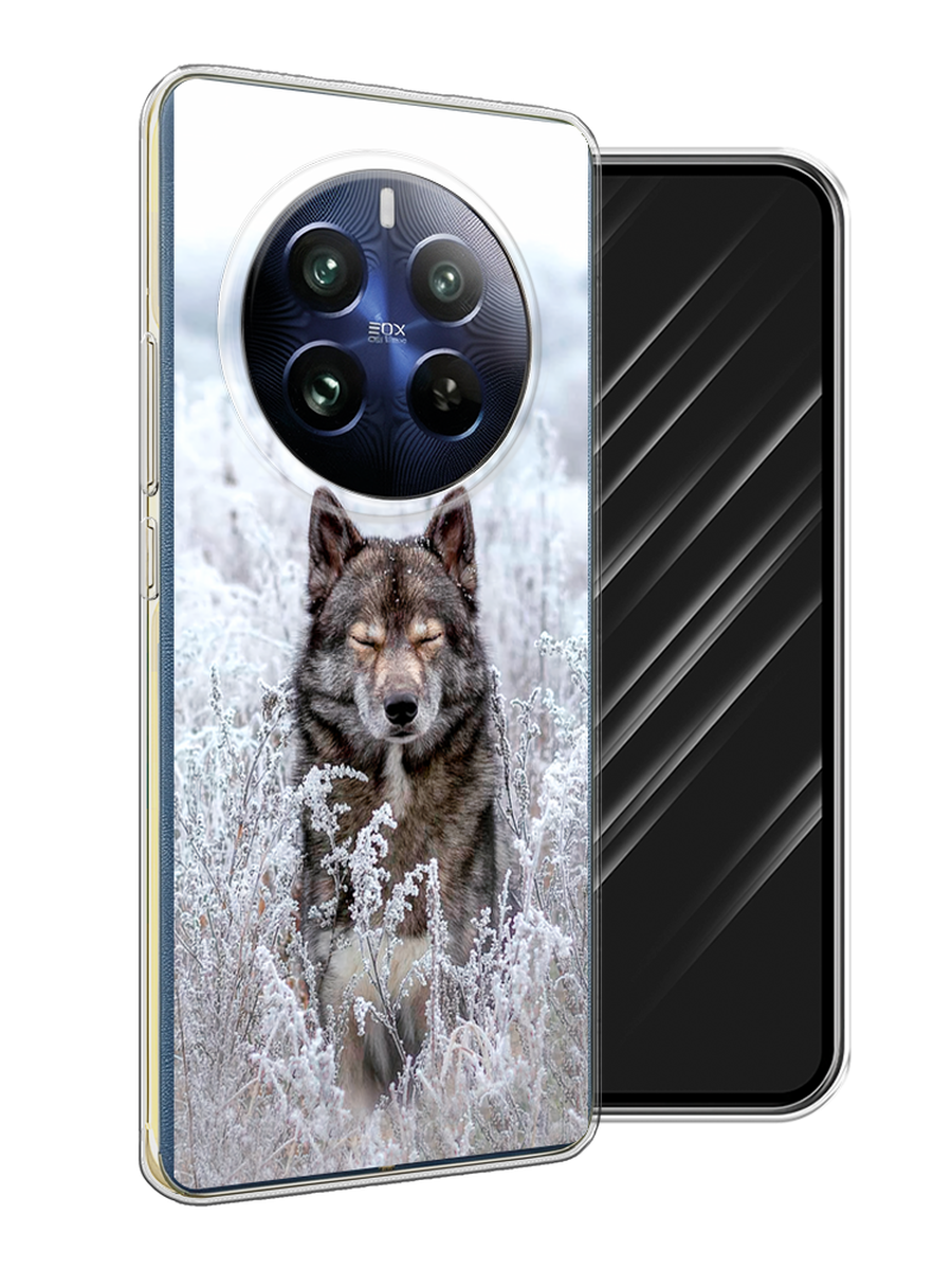 

Чехол Awog на Realme 12 Pro "Волк в поле", Белый;черный, 2516150-1