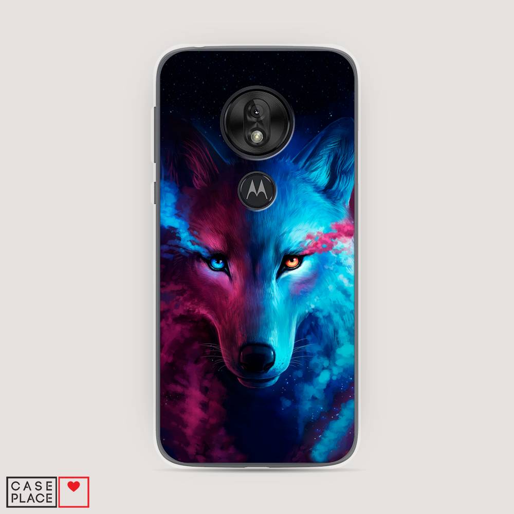 

Чехол Awog на Motorola Moto G7 Play / Моторола Мото G7 Play "Волшебный волк", Разноцветный, 241250-1