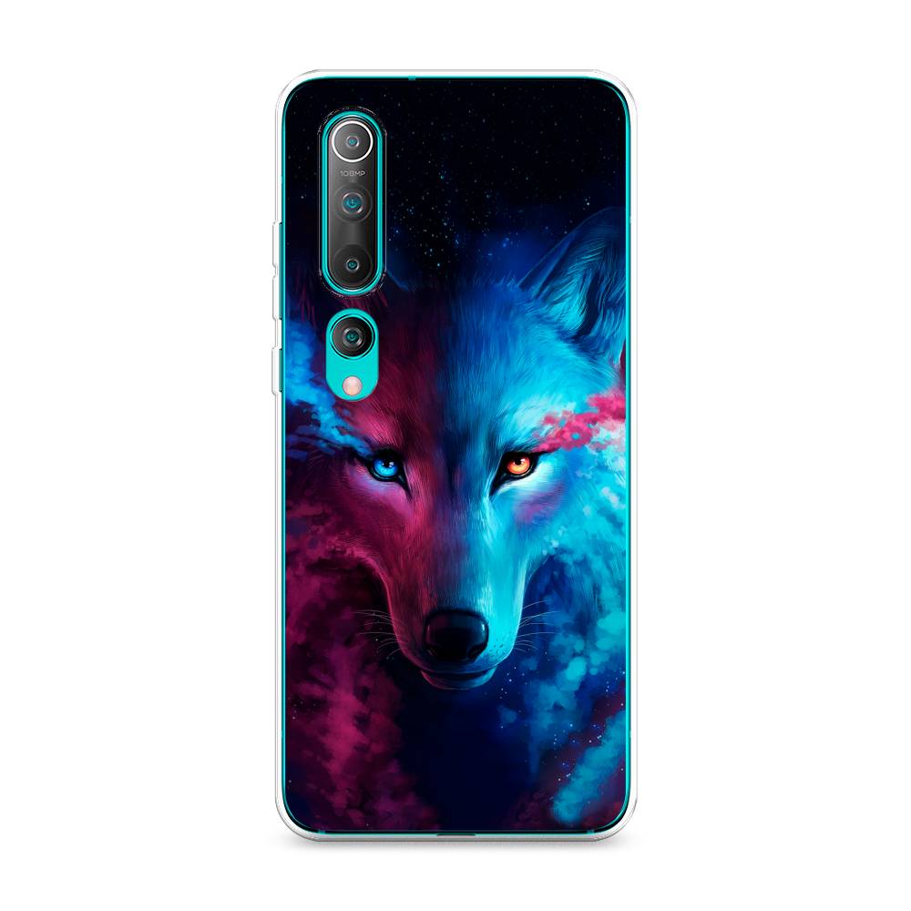 

Чехол Awog на Xiaomi Mi 10 "Волшебный волк", Разноцветный, 37550-1