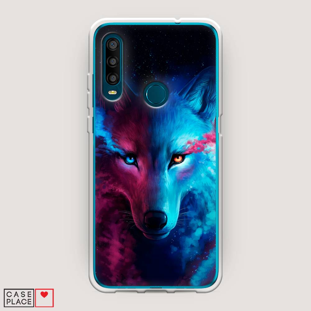 

Чехол Awog на Alcatel 1SE (2020) / Алкатель 1SE (2020) "Волшебный волк", Разноцветный, 171250-1
