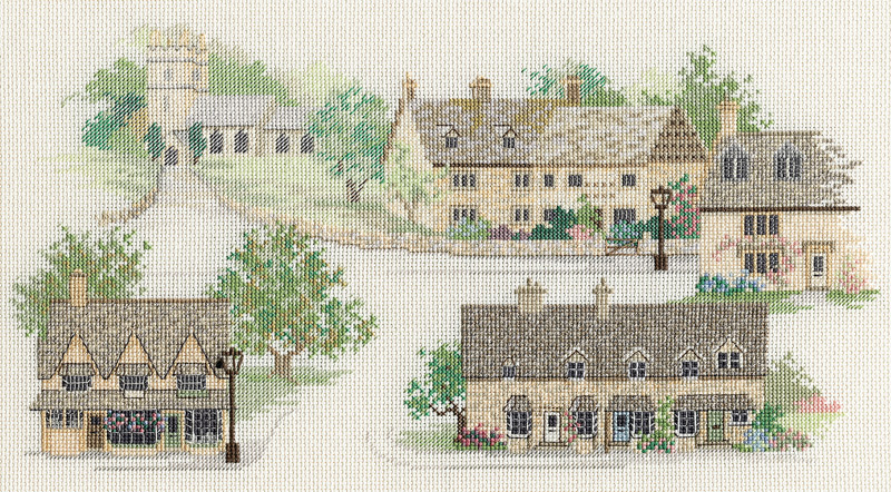 

Набор для вышивания DERWENTWATER DESIGNS "Cotswold Village", арт.14VE04, Наборы для вышивания крестом