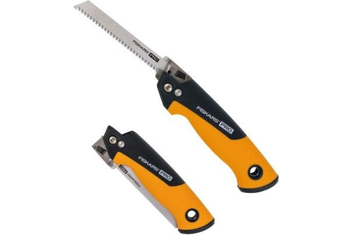 Пила универсальная складная 150мм 2 лезвия FISKARS PowerTooth 1062934