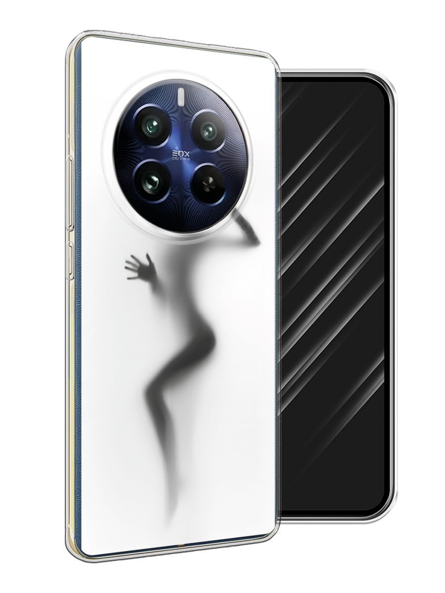 

Чехол Awog на Realme 12 Pro "Девушка в душе", Серый;белый;черный, 2516150-1