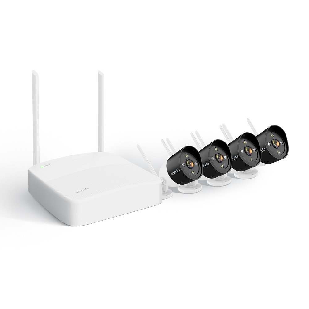 

Комплект видеонаблюдения Tenda K4W-3TC, WiFi, 4 камеры, Белый