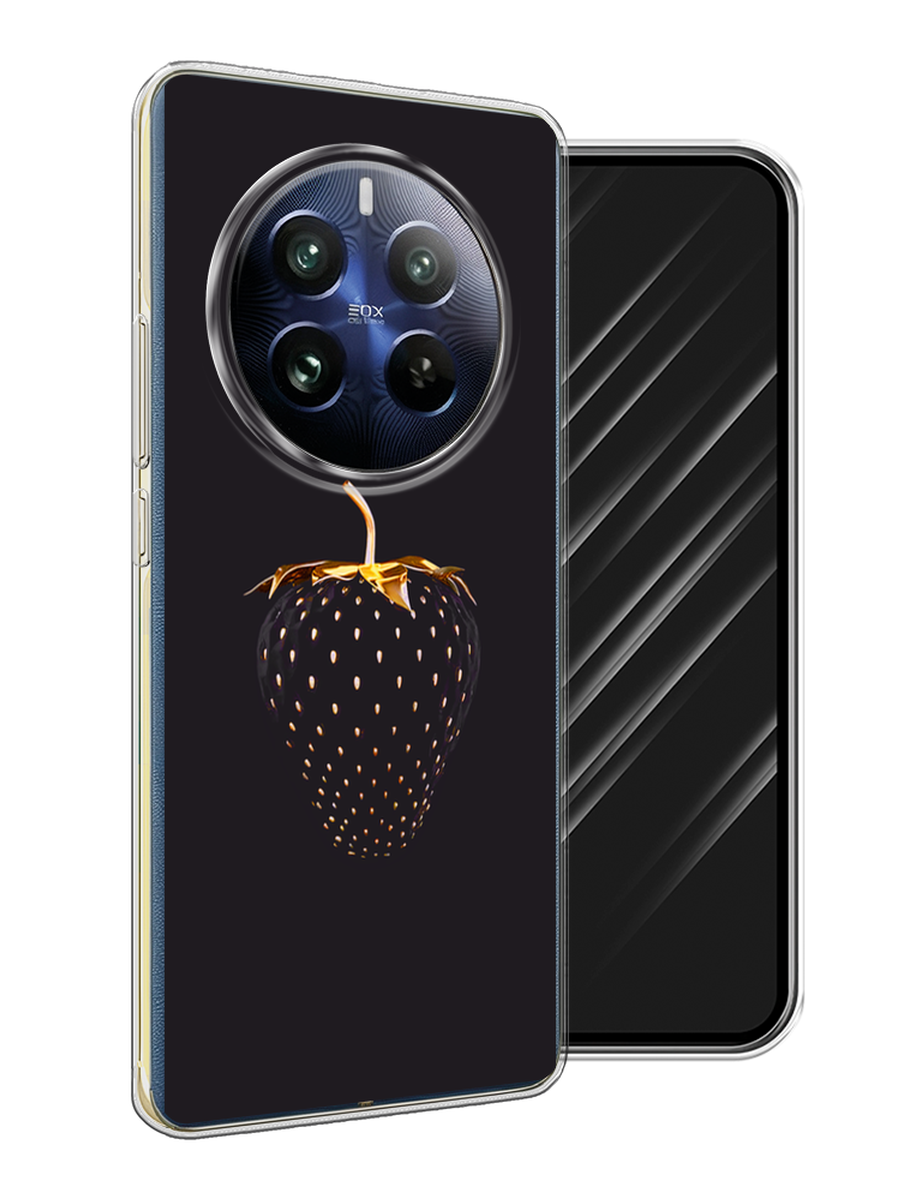 

Чехол Awog на Realme 12 Pro "Черно-золотая клубника", Черный;золотистый, 2516150-1