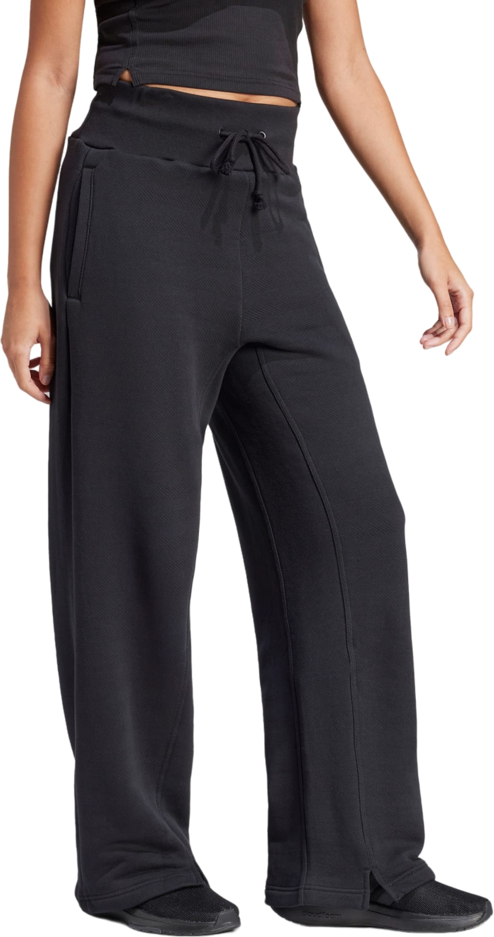 

Спортивные брюки женские Adidas 160 черные XL, Черный, 160